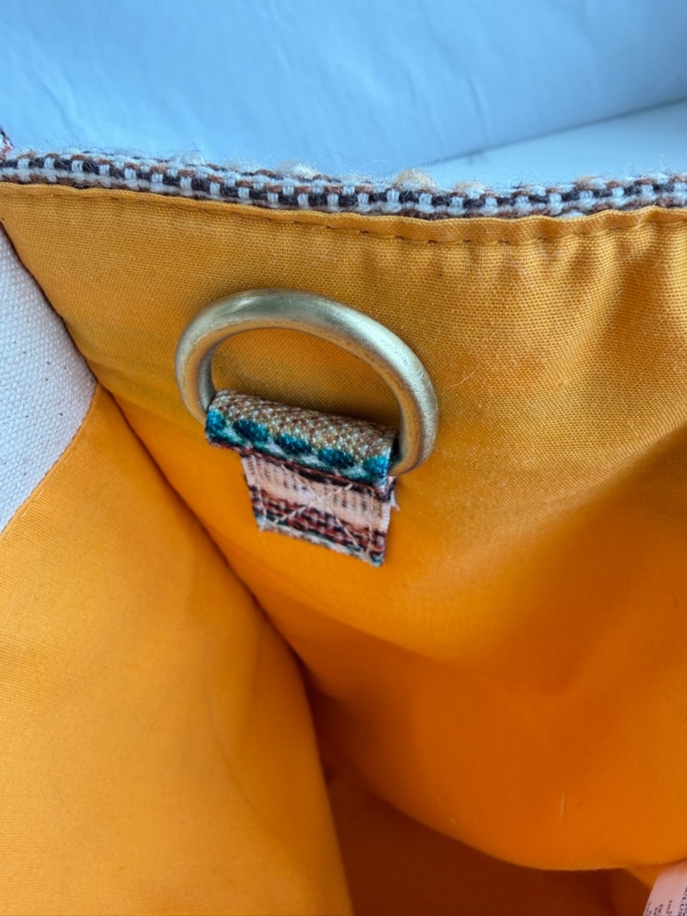 America & Beyond Luxe Leopard Tote Bag
Beaded Bamboo Handles Beige/Black/Orange - Picture 12 of 17